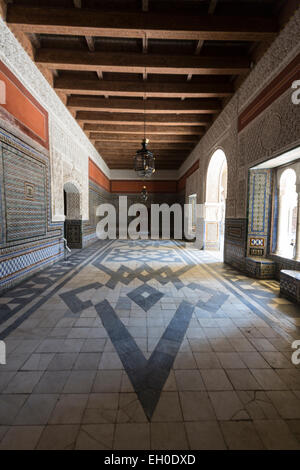 Casa de Pilatos decorata con azulejos, rivestimenti in piastrelle , un palazzo Andalisian a Siviglia Foto Stock