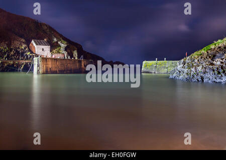 Portgain Harbour, Pembrokeshire Foto Stock