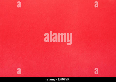 Sfondo rosso, semplice di Grana carta Foto Stock