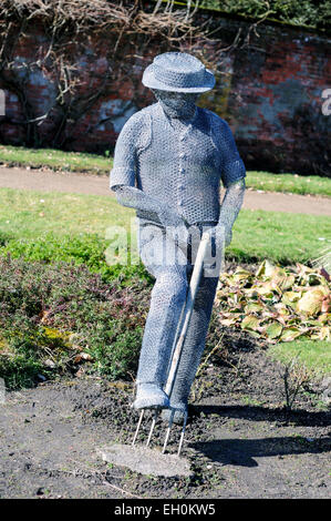 La Newstead Abbey ,Nottinghamshire ,UK. Foto Stock