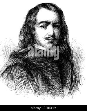 Bartolome Esteban Murillo (1618-1682), pittore spagnolo, storico illustrazione, circa 1886 Foto Stock