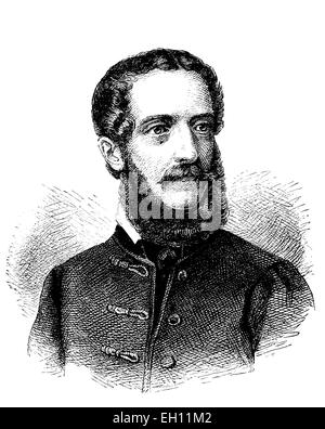 Louis Kossuth, 1802 - 1894, ungherese di eroe nazionale, storico xilografia, circa 1880 Foto Stock