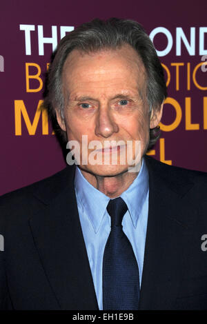 Bill Nighy assiste 'il secondo miglior esotici Hotel Marigold' New York Premiere al Teatro Ziegfeld il 3 marzo 2015 in New York City./picture alliance Foto Stock