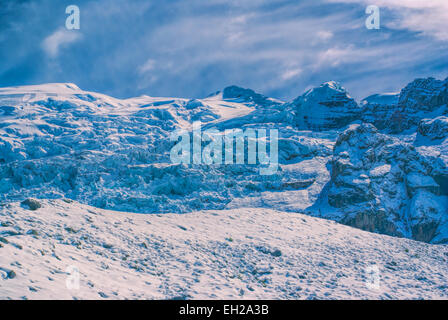 Vista pittoresca di alta altitudine sud americana Ande del Perù, Ausangate Foto Stock