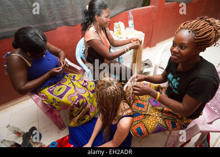 Chirurgia d'emergenza progetto presso l'Ospedale Generale di MSF di Bangui ,Repubblica Centrafricana ,l'Africa Foto Stock