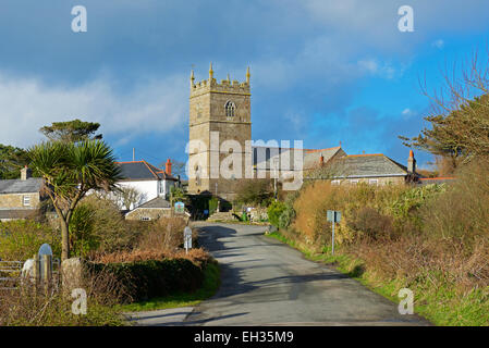 Il villaggio di Zennor, Cornwall, England Regno Unito Foto Stock