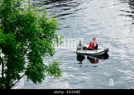 Ballina è una città nel nord della contea di Mayo, Irlanda. Foto Stock