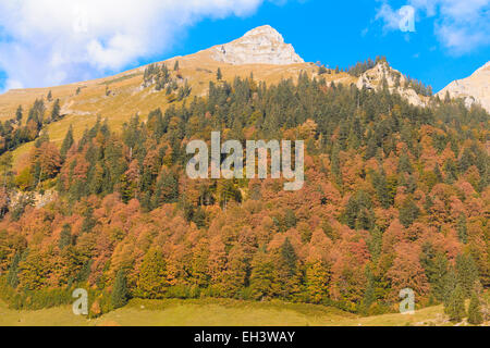 Montagne Karwendel con autunno umore Foto Stock