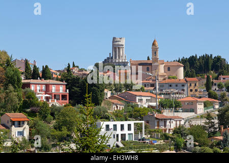 Trophée des Alpes, La Turbie, Cote d'Azur, nel sud della Francia Foto Stock