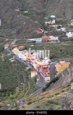 Vista di Santa Catalina sull'isola di La Gomera Foto Stock