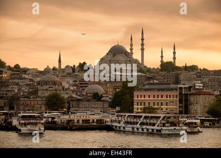 Turchia, Istanbul, centro storico sono classificati come patrimonio mondiale dall' UNESCO, quartiere Eminonu, Rustem Pascià (Moschea Rustem Pasa Camii) Foto Stock