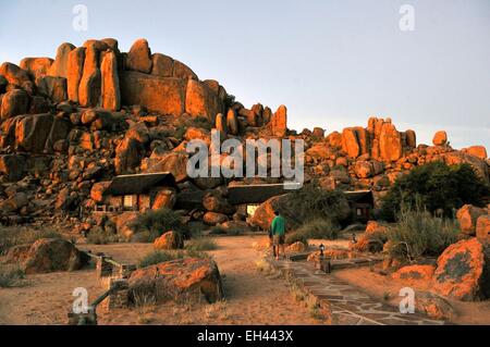 La Namibia, Karas, il Fish River Canyon, Canyon Lodge Foto Stock