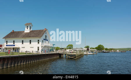 Fiume Connecticut Museum in Essex Foto Stock