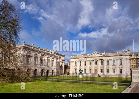 Il vecchio edificio scuole e Senate House, Cambridge University. Foto Stock