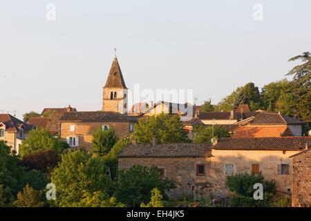 Francia, Saône et Loire, villaggio di Milly Lamartine, Maconnais Foto Stock