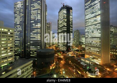 Giappone, isola di Honshu, Tokyo Shinjuku, Nishi-Shinjuku Foto Stock
