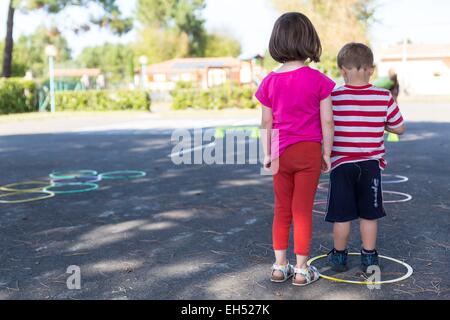 Francia, Gironde, Etauliers elementare scuola pubblica, attività extra scolastiche Foto Stock