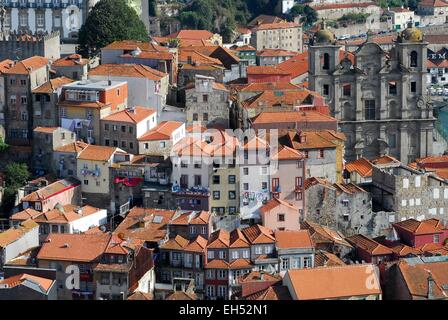 Il Portogallo, Regione Nord, Porto, Centro Storico elencati come patrimonio mondiale dall' UNESCO Foto Stock