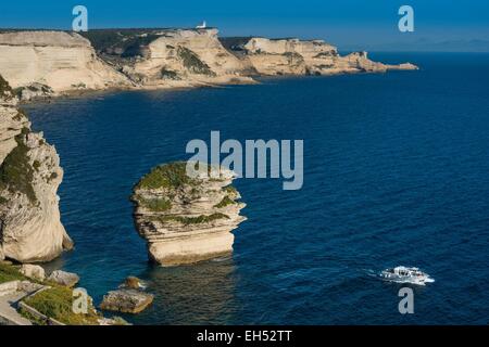 Francia, Corse du Sud, vista del grano di sabbia dalla cittadella Foto Stock