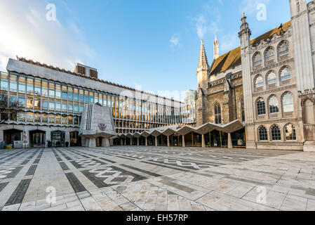 Guildhall nella City di Londra è il cerimoniale e il centro amministrativo della città di Londra e la sua Corporation Foto Stock