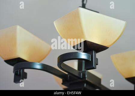 Close up appartamento lampada luce naturale Foto Stock