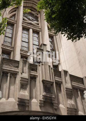 Argentina Buenos Aires Almagro, Avenida Rivadiva, Chiesa Metodista facciata Foto Stock