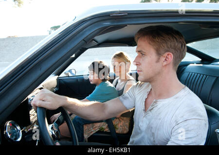 Drive è un 2011 American neo-noir azione d'essai film diretto da Nicolas Winding Refn, interpretato da Ryan Gosling, Carey Mulligan, Bryan Cranston, Oscar Isaac e Albert Brooks. Foto Stock