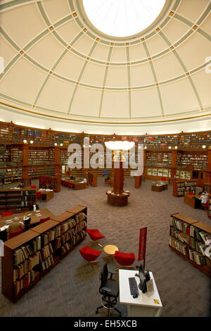 Picton sale di lettura in biblioteca centrale di Liverpool Merseyside Regno Unito Foto Stock