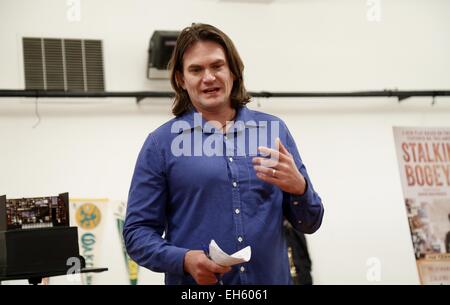 Media day per la Off-Broadway gioca a "parlando il mostro", tenutosi a drammaturghi orizzonti prova studios con: David Holthouse dove: New York New York, Stati Uniti quando: 02 Set 2014 Foto Stock