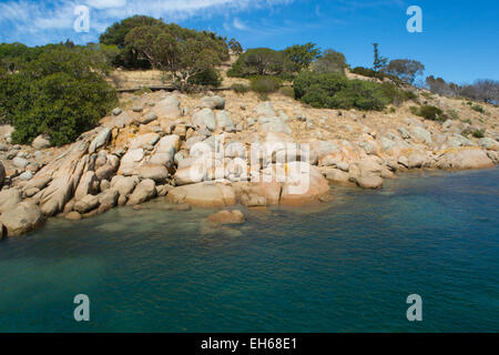 Isola di granito, Victor Harbor, Sud Australia Foto Stock