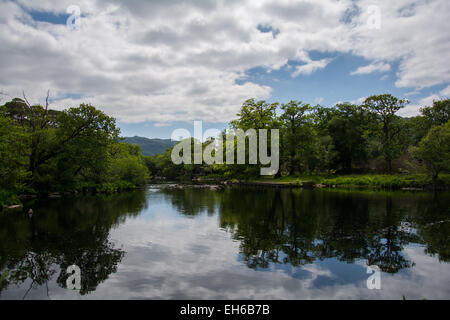 Repubblica di Irlanda, Kerry, Ring of Kerry, Glas Lough, ladies view Foto Stock