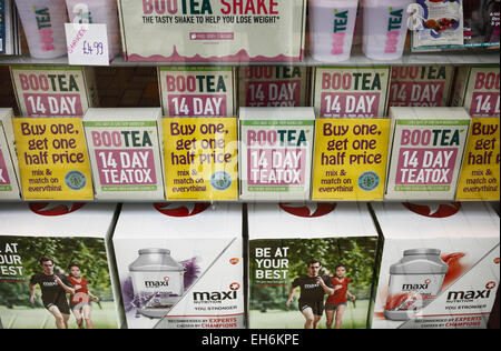 Holland e Barrett vetrina. Foto Stock