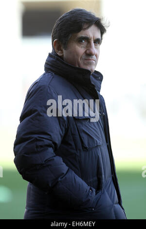 Udine, Italia. 8 Marzo, 2015. Urbano Cairo Torino il Presidente durante il campionato italiano di una partita di calcio tra Udinese e Torino domenica 08 marzo 2015 in Friuli Stadium. Credito: Andrea Spinelli/Alamy Live News Foto Stock