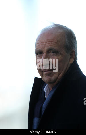 Udine, Italia. 8 Marzo, 2015. Giampiero Ventura Torino allenatore durante il campionato italiano di una partita di calcio tra Udinese e Torino domenica 08 marzo 2015 in Friuli Stadium. Credito: Andrea Spinelli/Alamy Live News Foto Stock