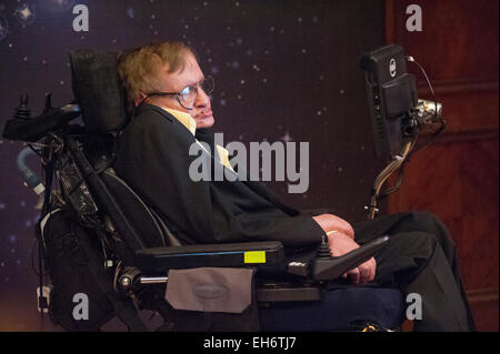 Il professor Stephen Hawking Foto Stock