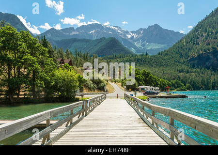 Seton Lago, Seton Lago serbatoio Recreation Area, Duffey Lake Road (Superstrada 99) nei pressi di Lillooet, BC, Canada Foto Stock