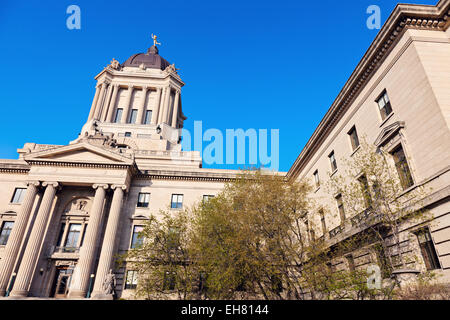 Manitoba Legislative Building in Winnipeg, Manitoba, Canada Foto Stock