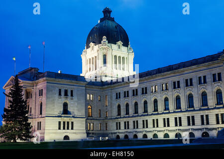 Saskatchewan Legislative Building in Regina, Saskatchewan, Canada Foto Stock