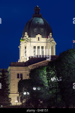 Saskatchewan Legislative Building in regina Foto Stock