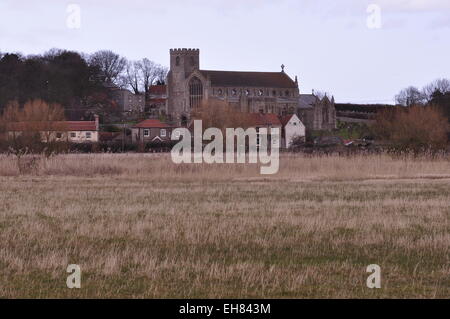 Chiesa di St Margaret Cley-next-mare, Norfolk, Inghilterra Foto Stock