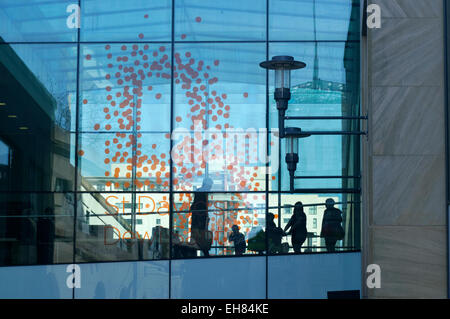 Saint Davids Centro, Cardiff, Galles. Foto Stock
