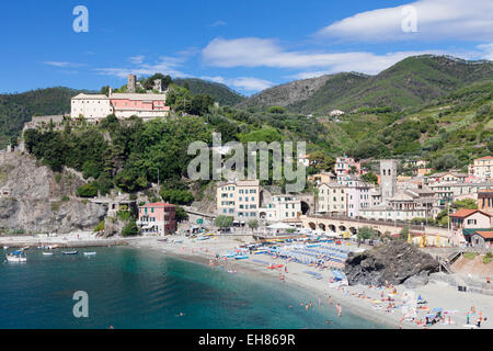 Monterosso al Mare, Cinque Terre Riviera di Levante, Sito Patrimonio Mondiale dell'UNESCO, Liguria, Italia, Europa Foto Stock