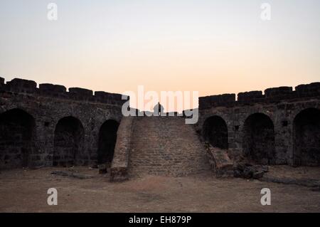 Corjuem Fort, fortezza militare, Goa, India Foto Stock