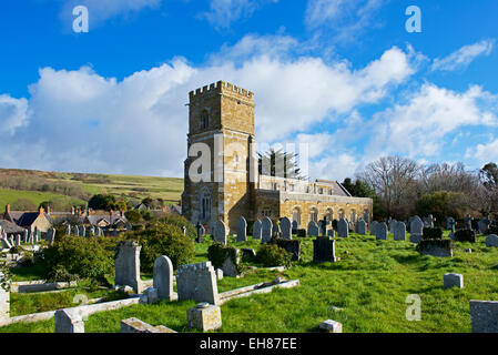 La Chiesa di San Nicola, Abbotsbury, Dorset, England Regno Unito Foto Stock