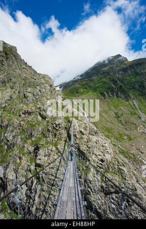 Triftbruke (Trift ponte), il Cantone di Berna, Svizzera, Europa Foto Stock