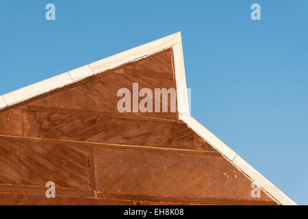 Dettagli architettonici, Laghu Samrat Yantra strumento a Jantar Mantar Observatory, Jaipur, Rajasthan, India Foto Stock