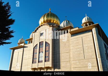 Gurdwara Sri Guru Singh Sabha Tempio Southall West London Foto Stock