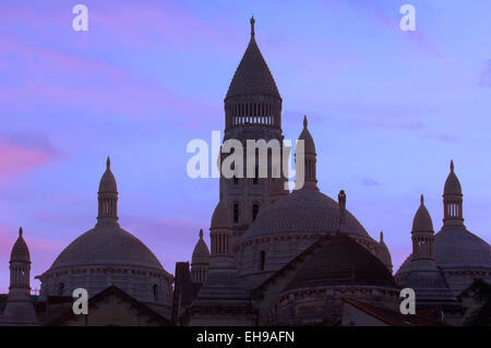 Perigueux, San Front cattedrale, sito Patrimonio Mondiale dell'UNESCO, Perigord Blanc, Dordogne, Aquitania, in Francia, in Europa Foto Stock