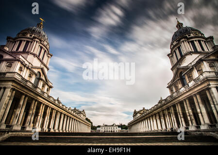 Old Royal naval College di Greenwich Foto Stock