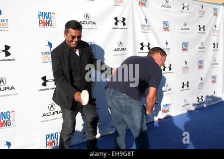 Clayton Kershaw ospita il Ping Pong 4 fine evento di beneficenza al Dodger Stadium il 4 settembre 2014 a Los Angeles, CA dotata di: George Lopez dove: Los Angeles, California, Stati Uniti quando: 05 Set 2014 Foto Stock